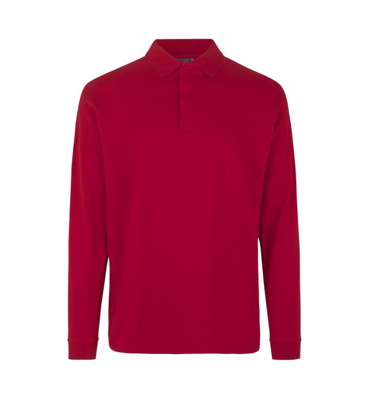 PRO Wear Langarm-Poloshirt | Druckknopf