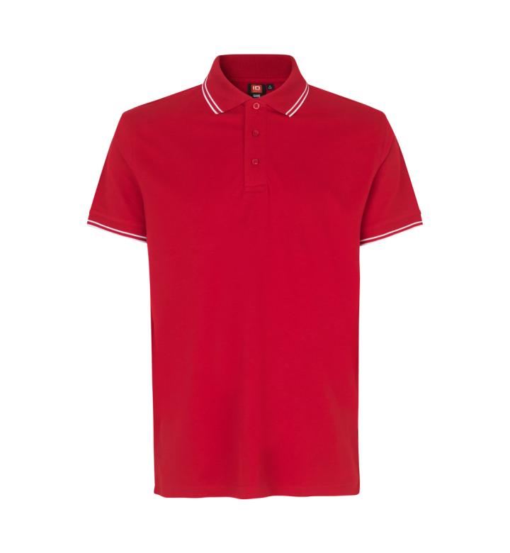 Kontrast Poloshirt | Stretch