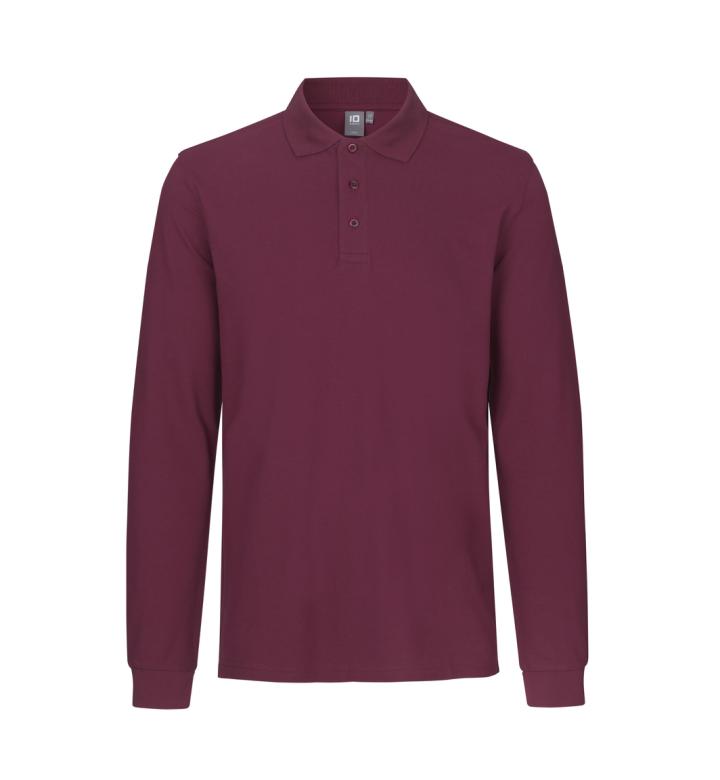Langarm Poloshirt | Stretch