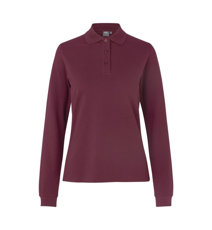 Langarm Poloshirt | Stretch | Damen
