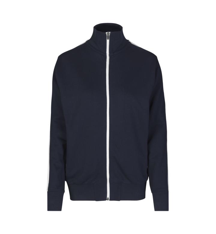Sweat-Cardigan | Kontrast | Damen