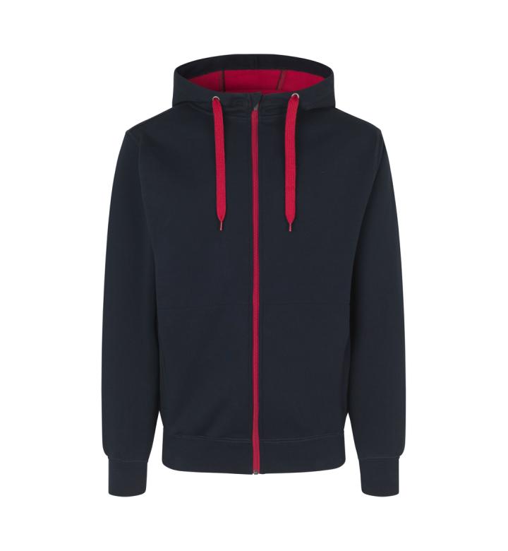 Sweat-Cardigan | eingefasst