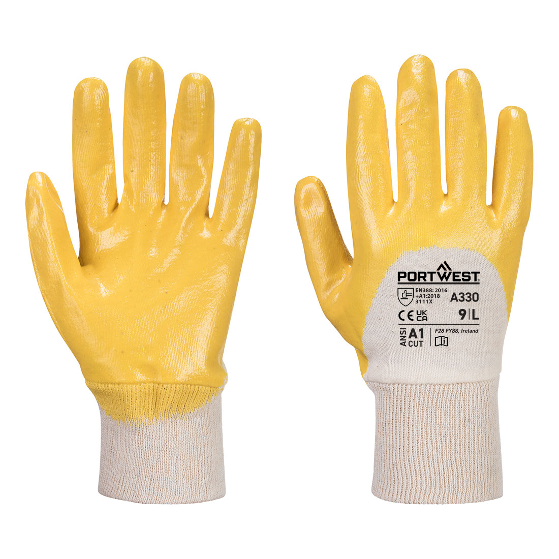 Dünner Nitrilhandschuh Mit Strickbund
