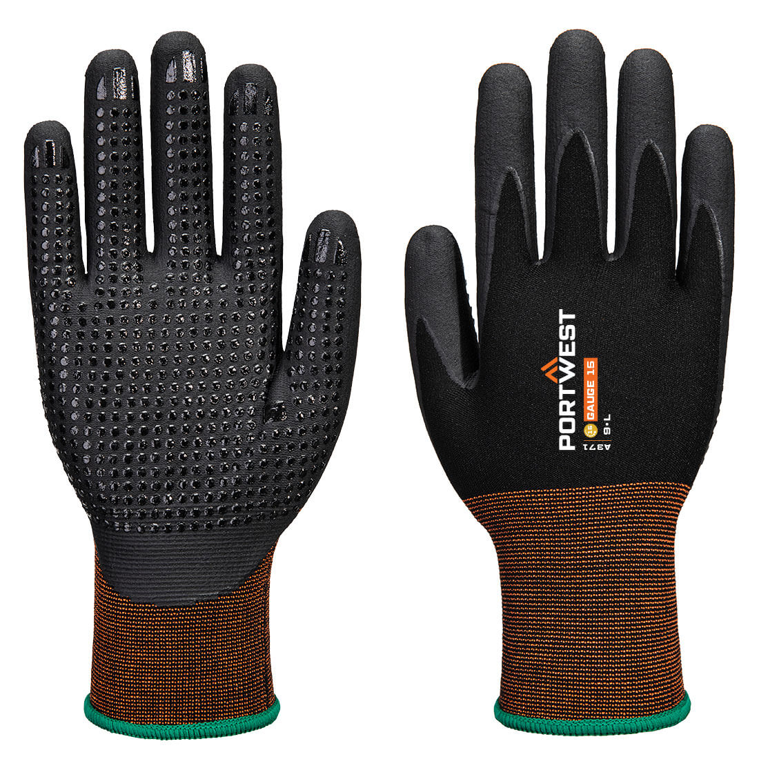 GP Grip 15 Nitril-Mikroschaum-Handschuh mit Noppen