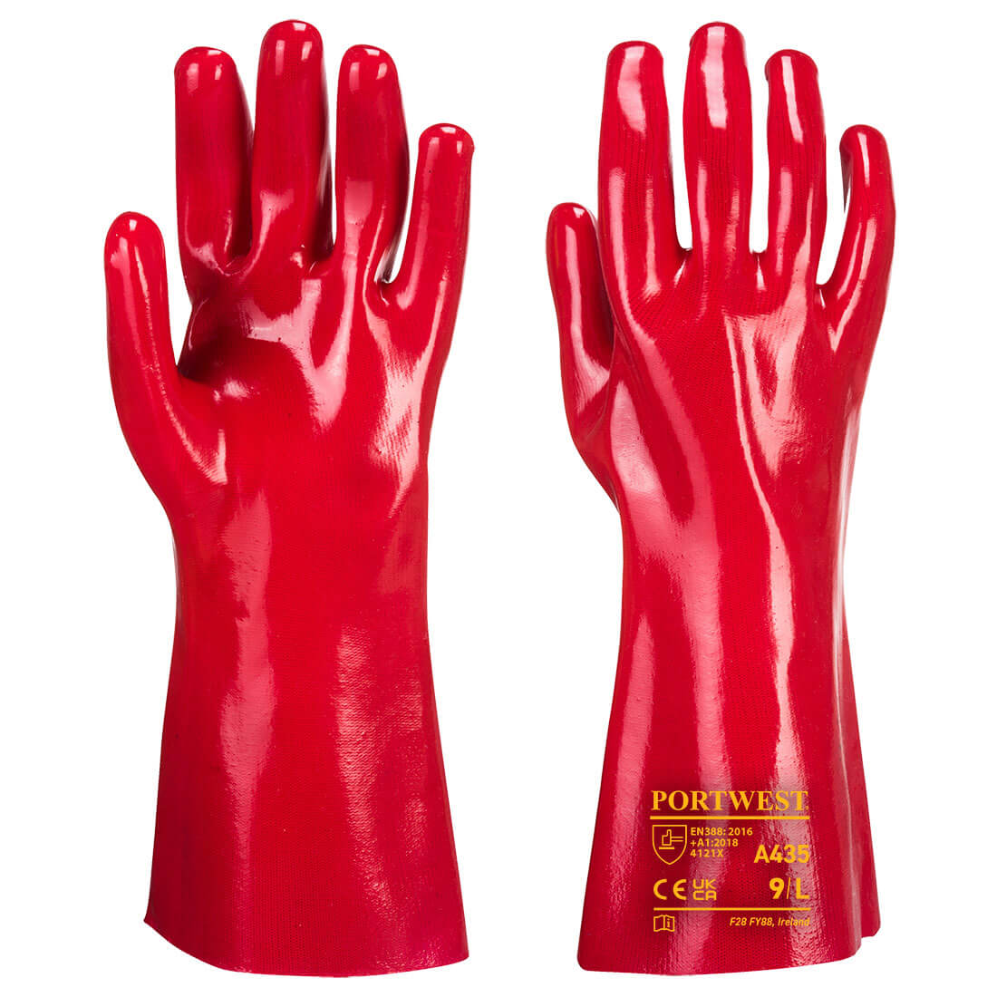 PVC-Handschuh 35cm Stulpe