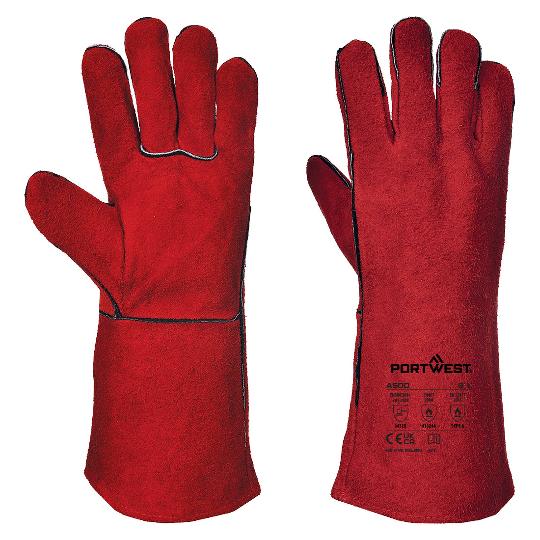 Schweißer Stulpenhandschuhe