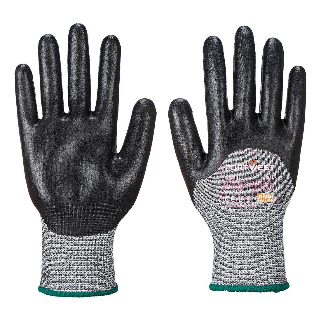 SCHNITTSCHUTZ-HANDSCHUH mit 3/4 Nitrilschaumbeschichtung