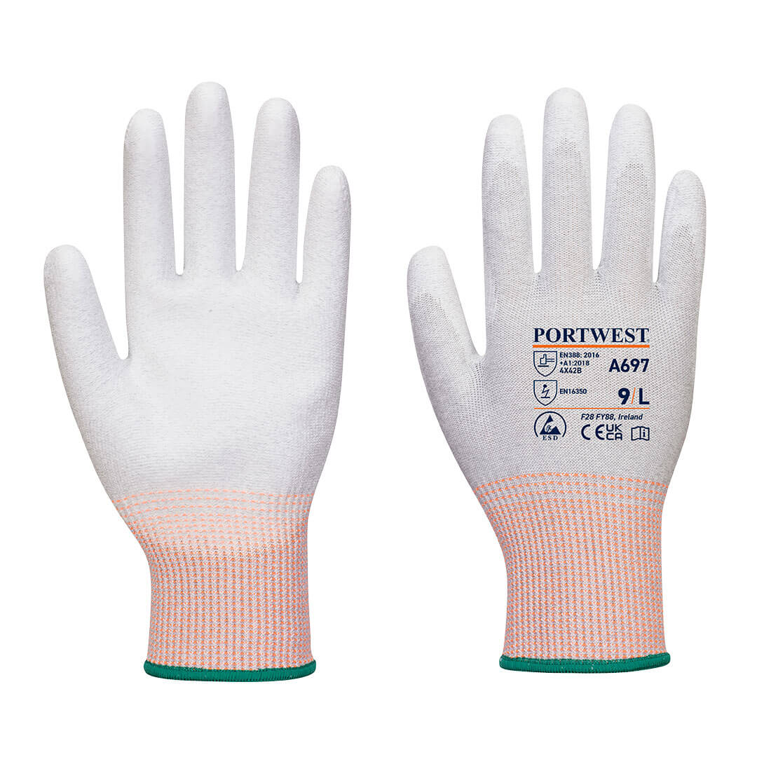 LR13 ESD PU Handschuh - 12er Pack
