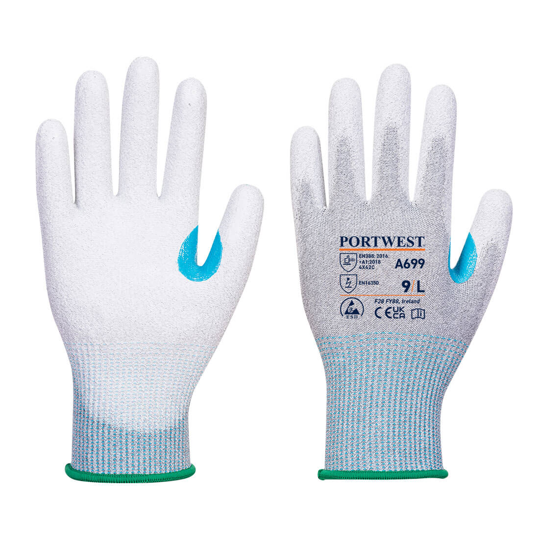 MR13 ESD PU Handschuh - 12er Pack