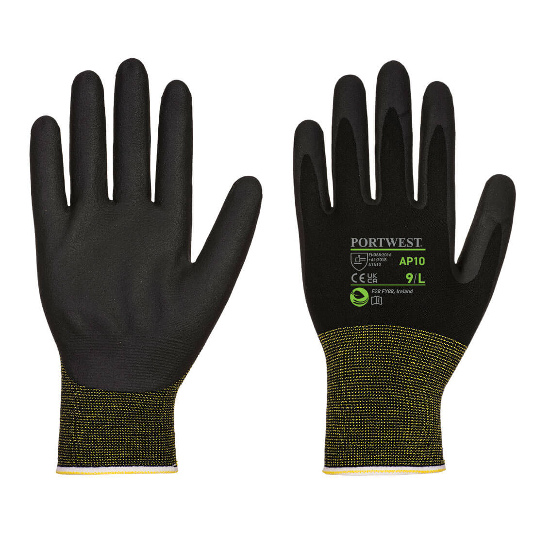 NPR15 Nitrilschaum Handschuh aus Bambus - 12er Pack