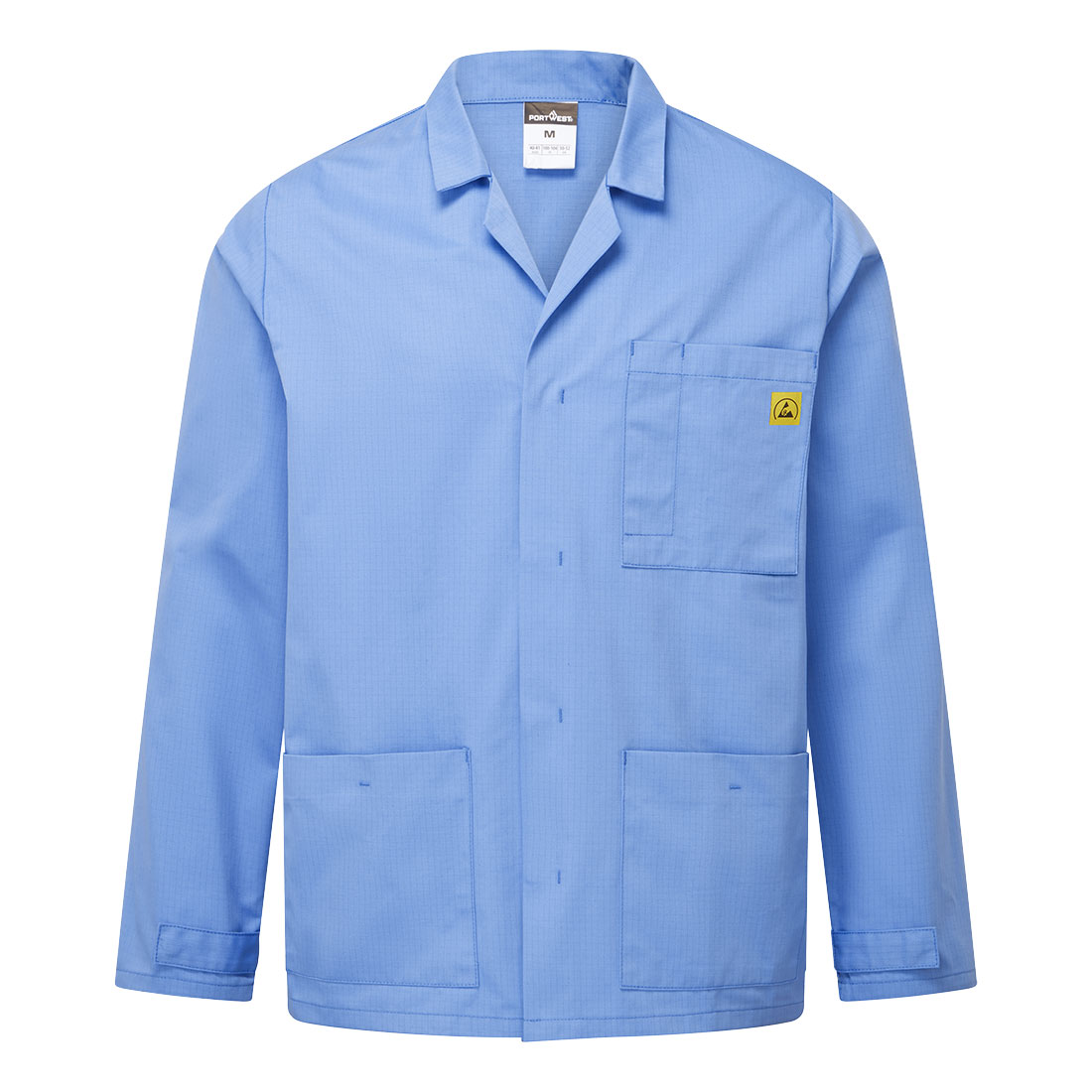 Antistatische ESD-Laborjacke