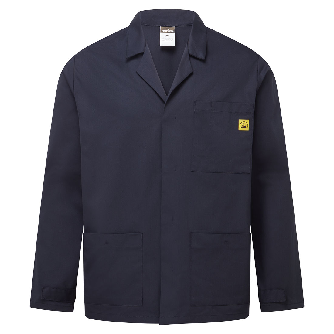 Antistatische ESD-Laborjacke