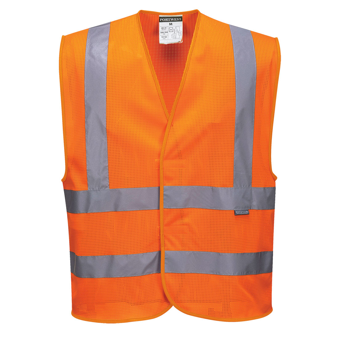 Hi-Vis Mesh Weste mit Schulterreflexband