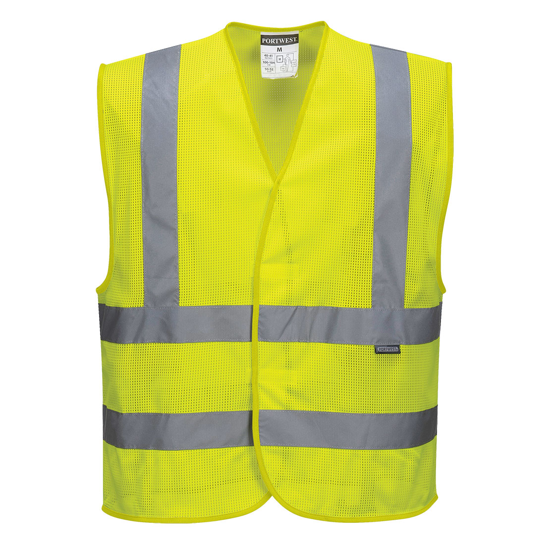 Hi-Vis Mesh Weste mit Schulterreflexband