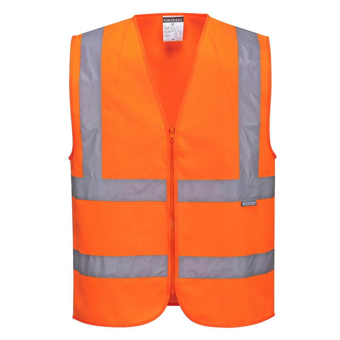 Hi-Vis Weste mit Schulterreflexband