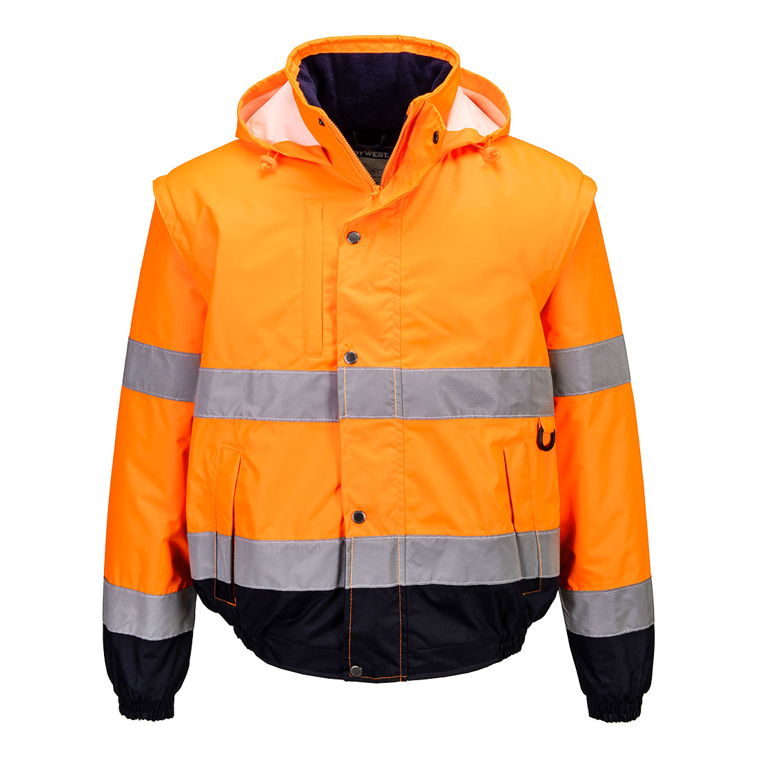 Hi-Vis Kontrast 2-in-1-Pilotjacke