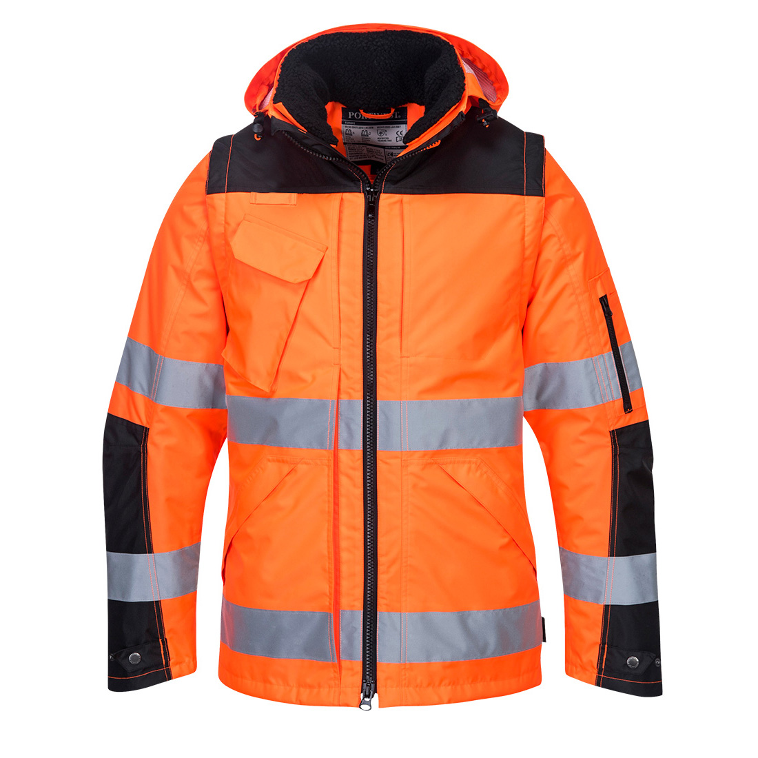 Hi-Vis Pro 3-in-1 Kontrast Winterjacke