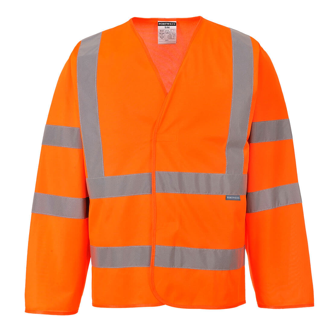 Hi-Vis Weste mit Schultereflexband langarm