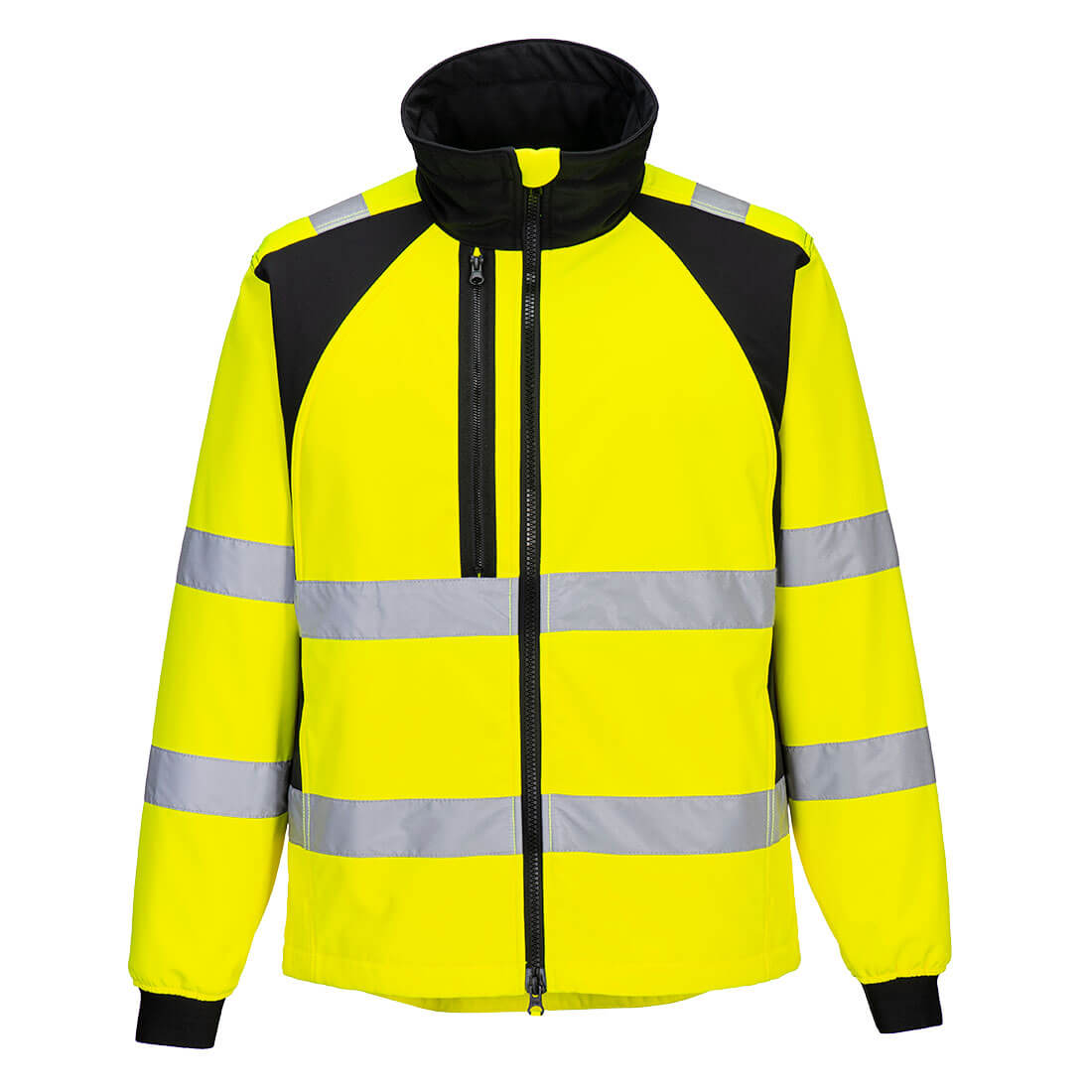 WX2 Eco Hi-Vis Softshelljacke (2L)