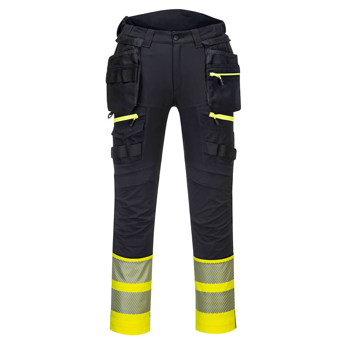 DX4 Hi-Vis Bundhose mit abnehmbaren Holstertaschen Klasse 1