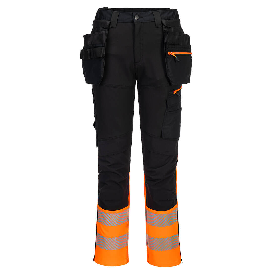 DX4 Hi-Vis Bundhose mit abnehmbaren Holstertaschen Klasse 1