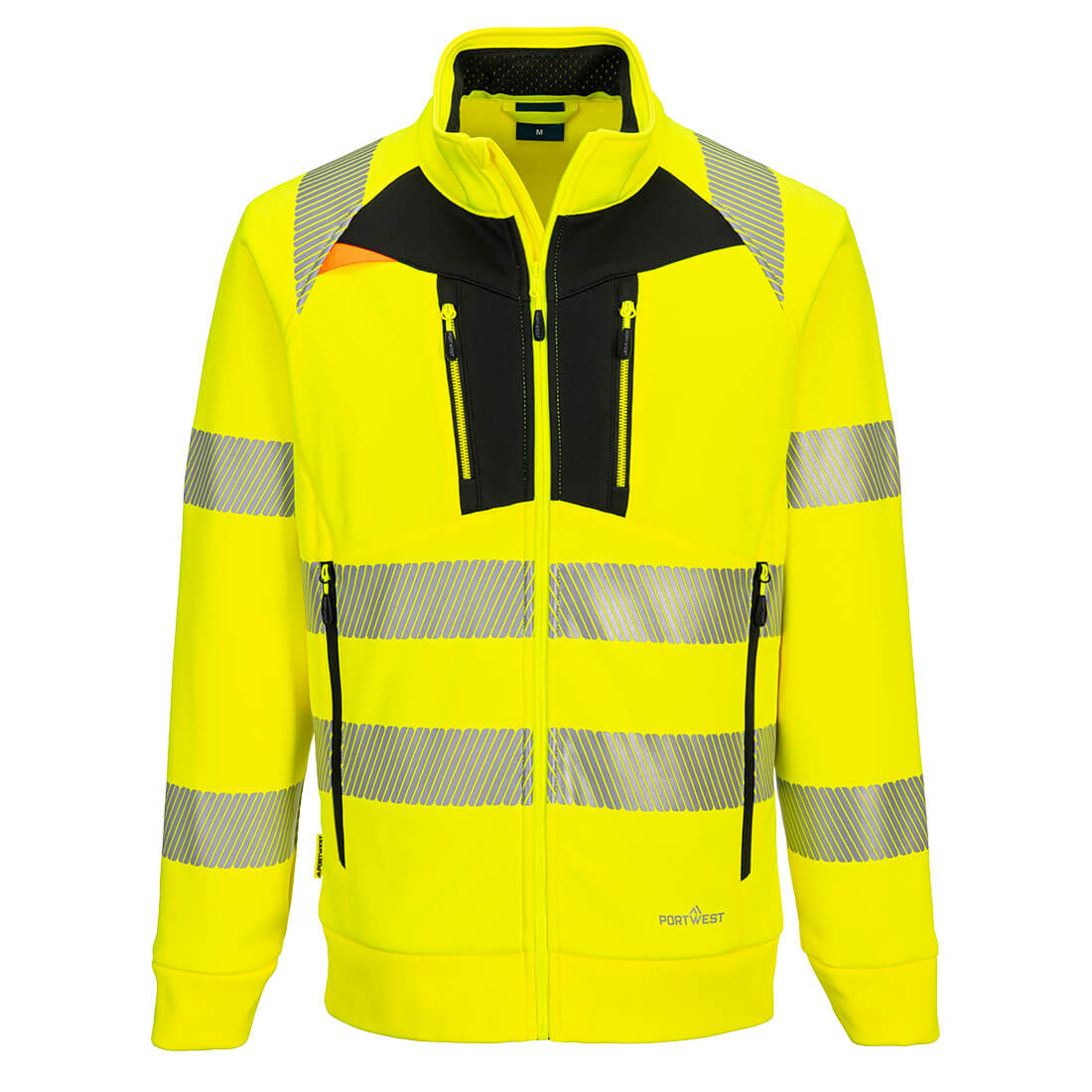DX4 Hi-Vis Sweatjacke mit Kragen Klasse 1