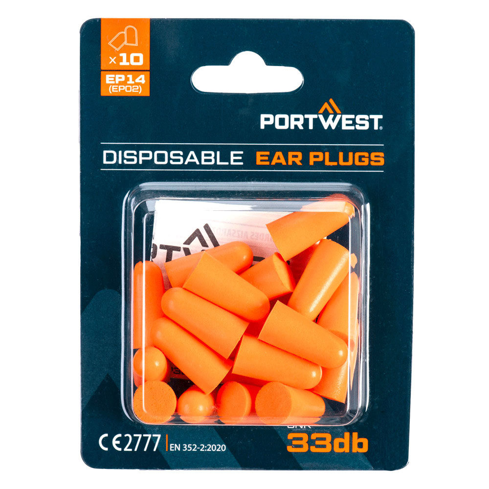 PU-Schaum Gehörschutzstöpsel (10 Paar)
