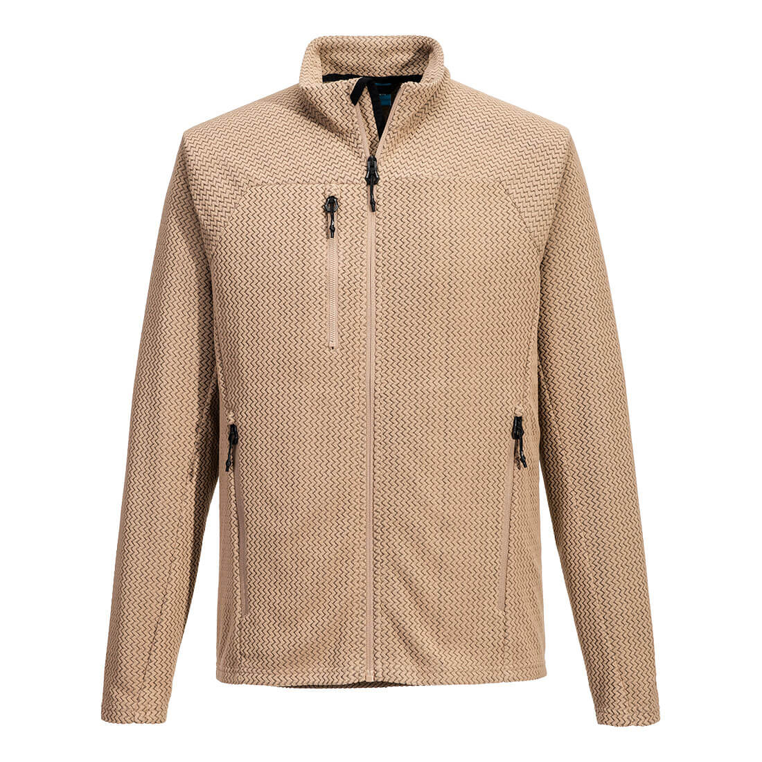 EV4 strukturierte Fleecejacke