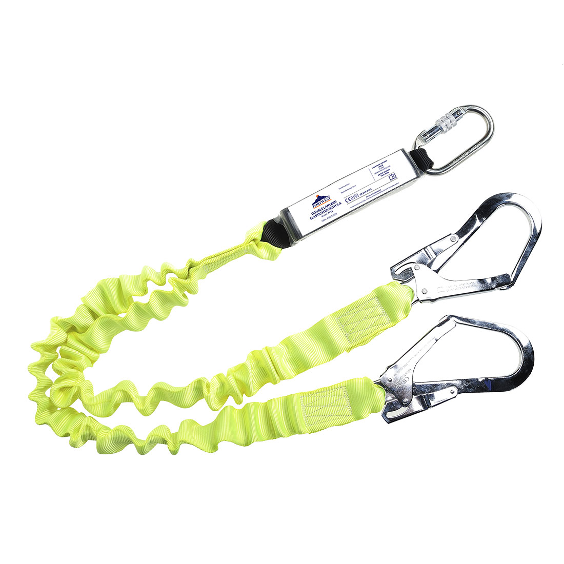 elastisches Y-Verbindungsmittel mit Bandfalldämpfer gelb