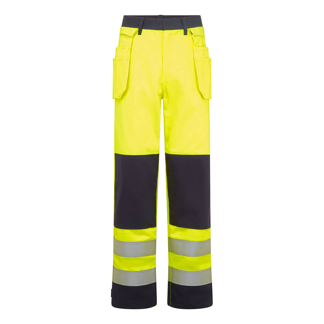 Bizflame Work Hi-Vis Kontrast FR Bundhose mit Holstertaschen