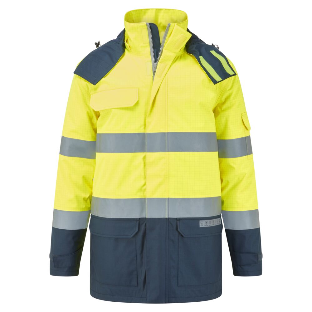 Bizflame Rain+ Hi-Vis Multi-Norm Kontrast FR Winterjacke