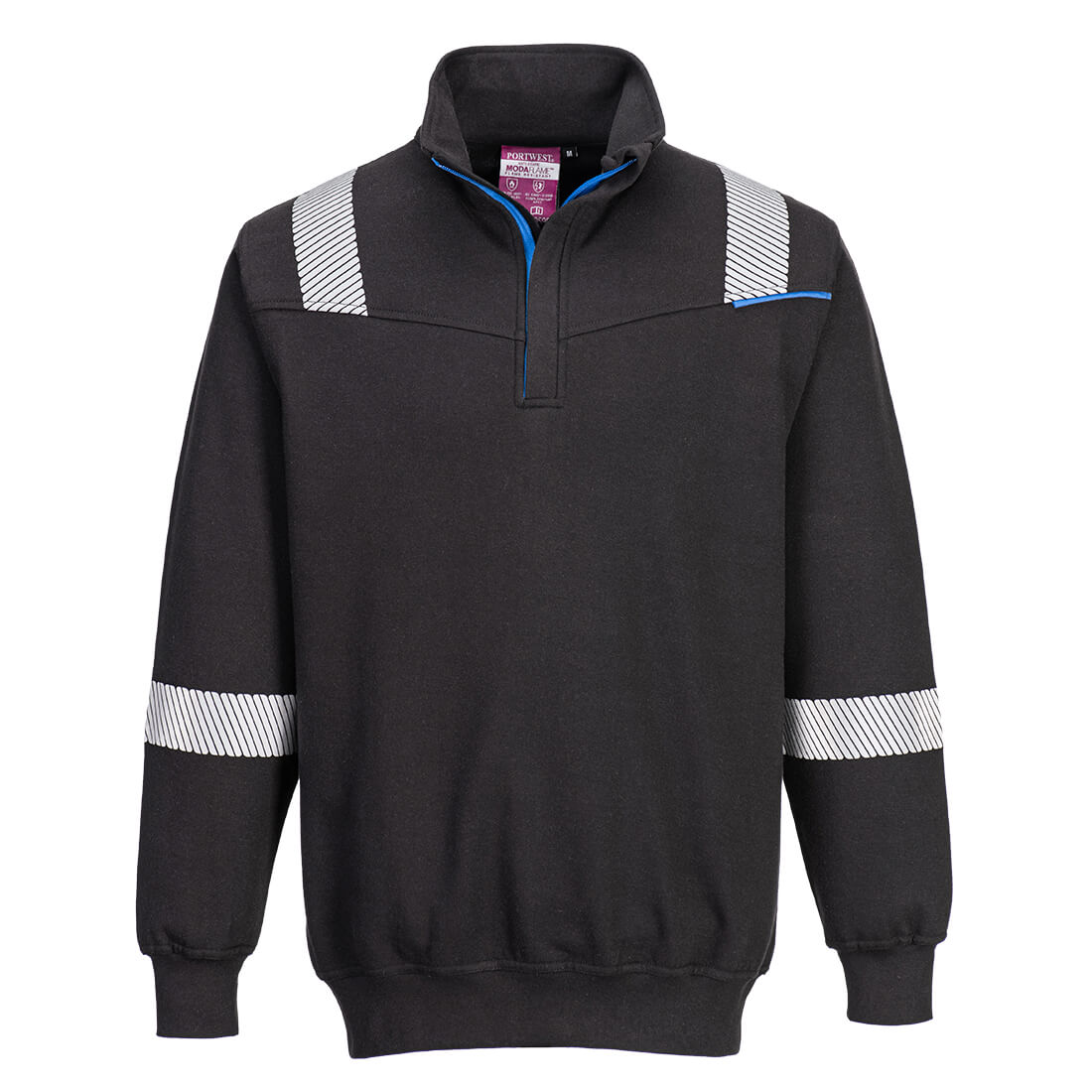WX3 Modaflame Knit FR Sweatshirt mit 1/4 Reißverschluss