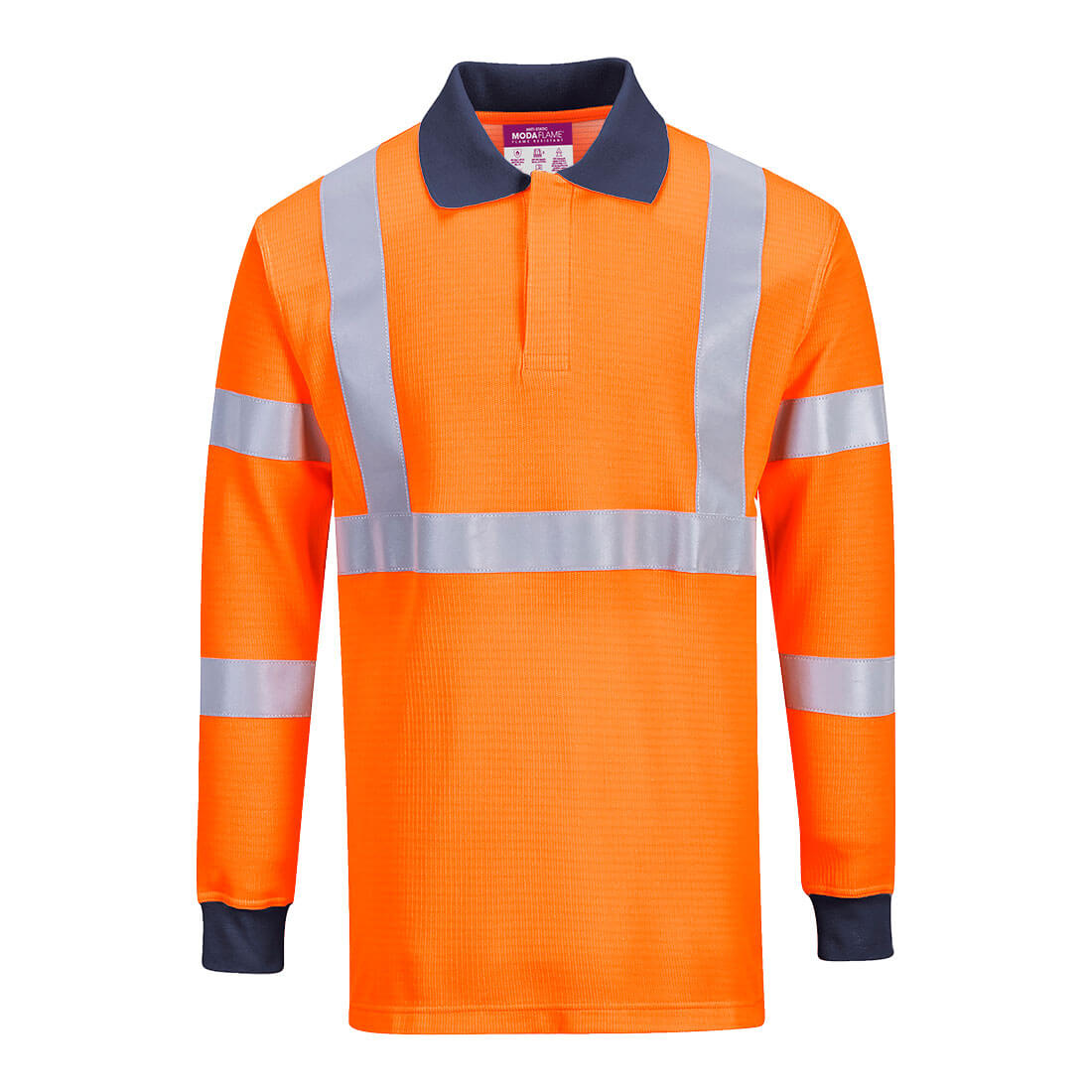 Modaflame Knit HVO FR Poloshirt Langarm