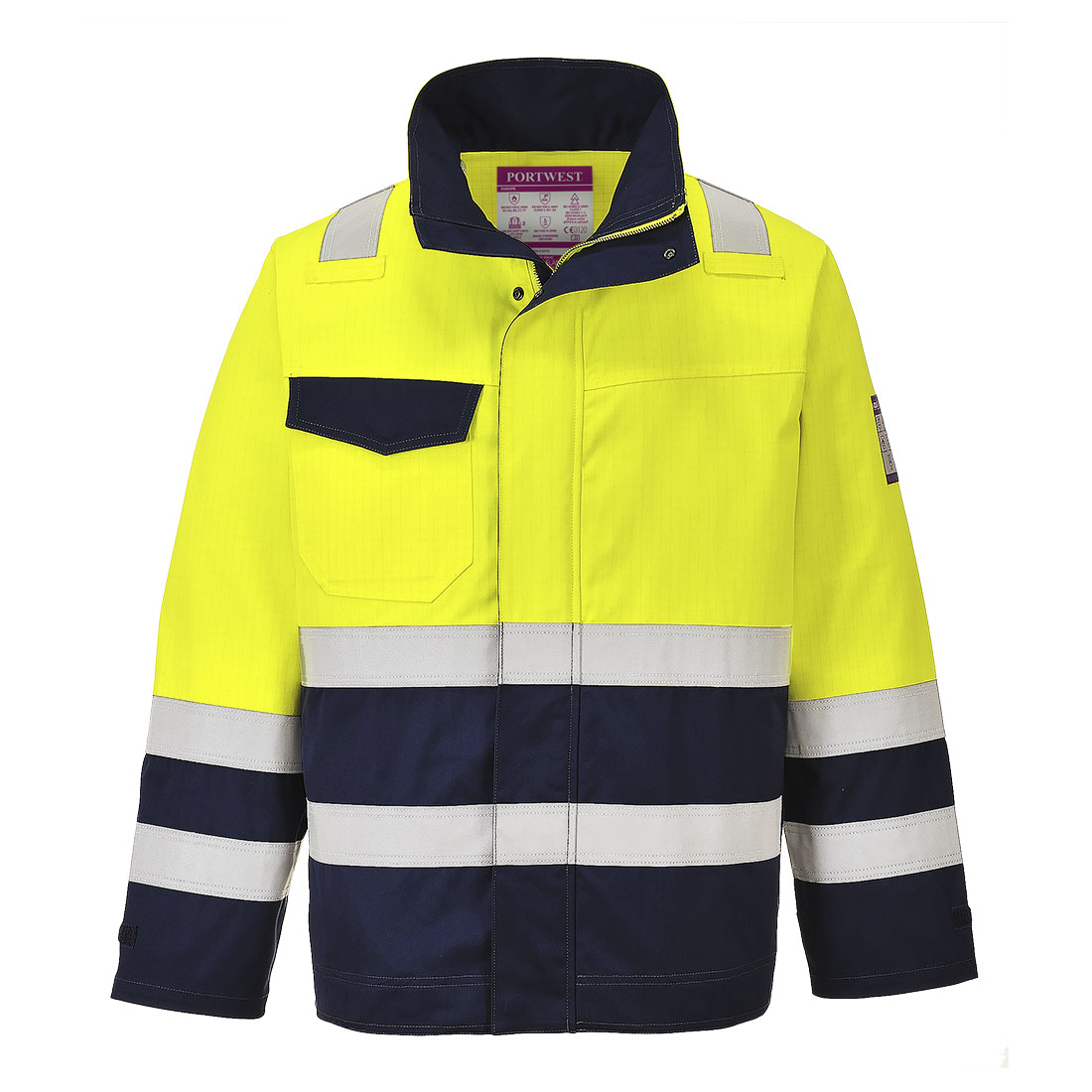 Modaflame Work Hi-Vis Multinorm Kontrast FR Jacke