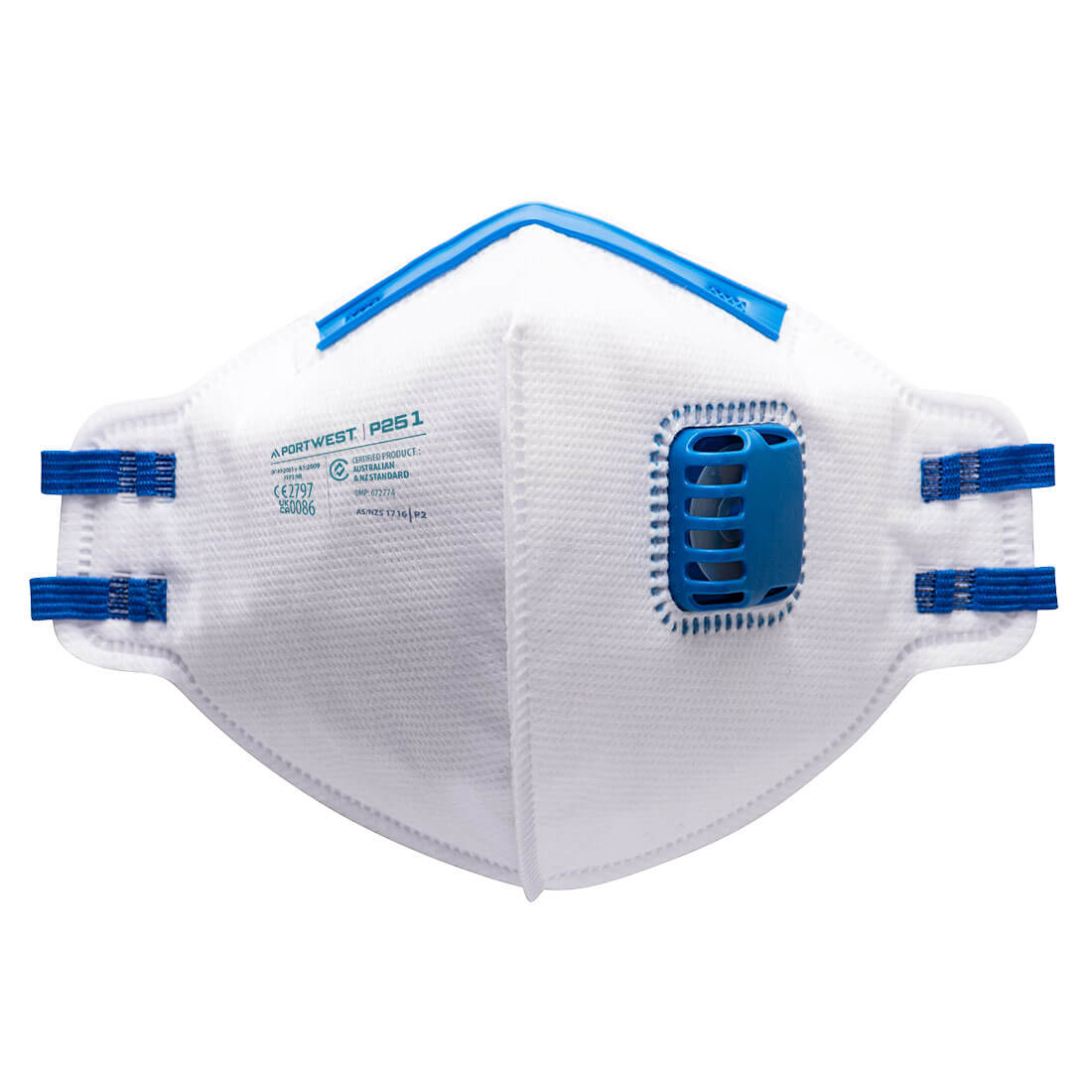 FFP2 Faltbare Feinstaubmaske mit Ventil