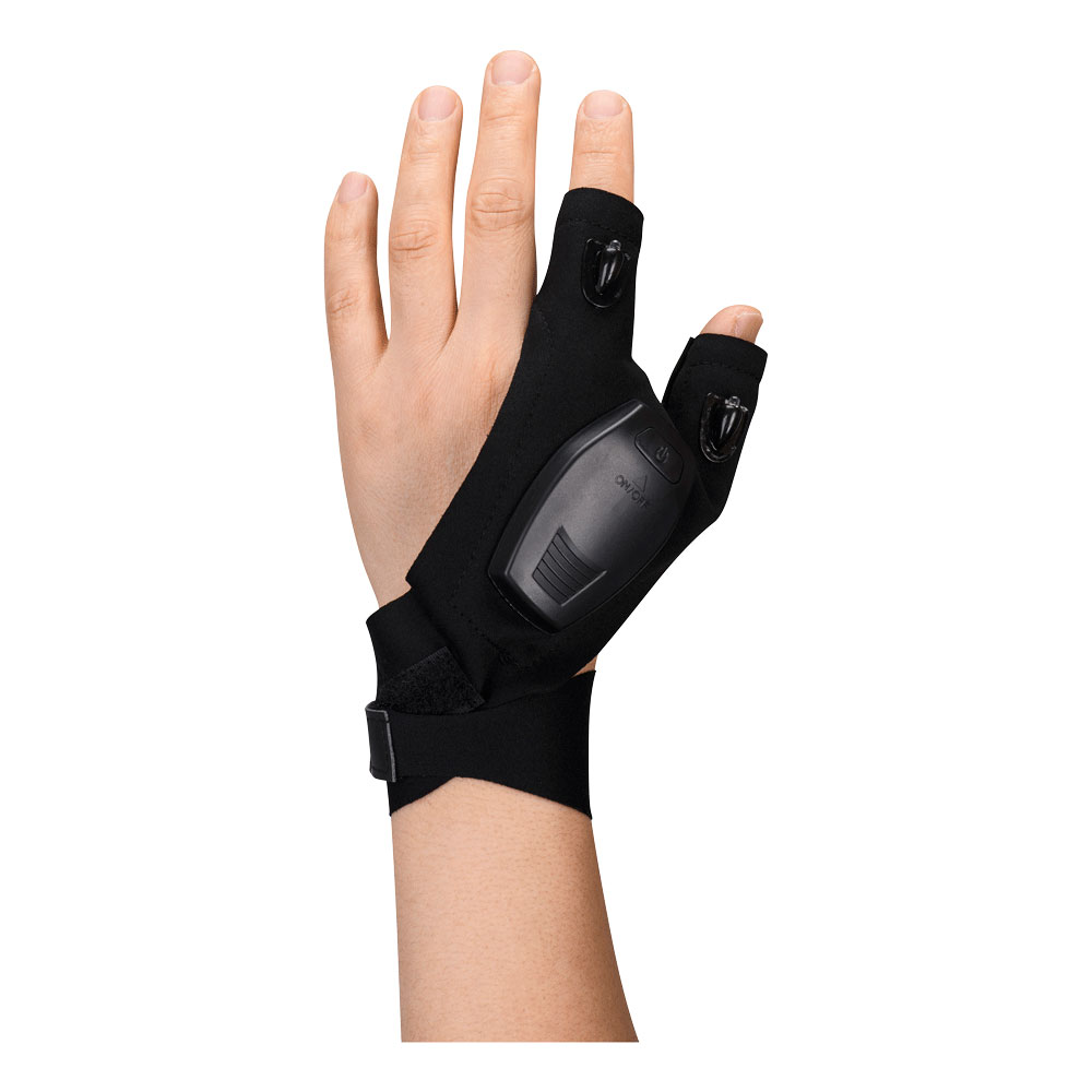 Wiederaufladbare LED-Licht-Handschuhe (1 Paar)