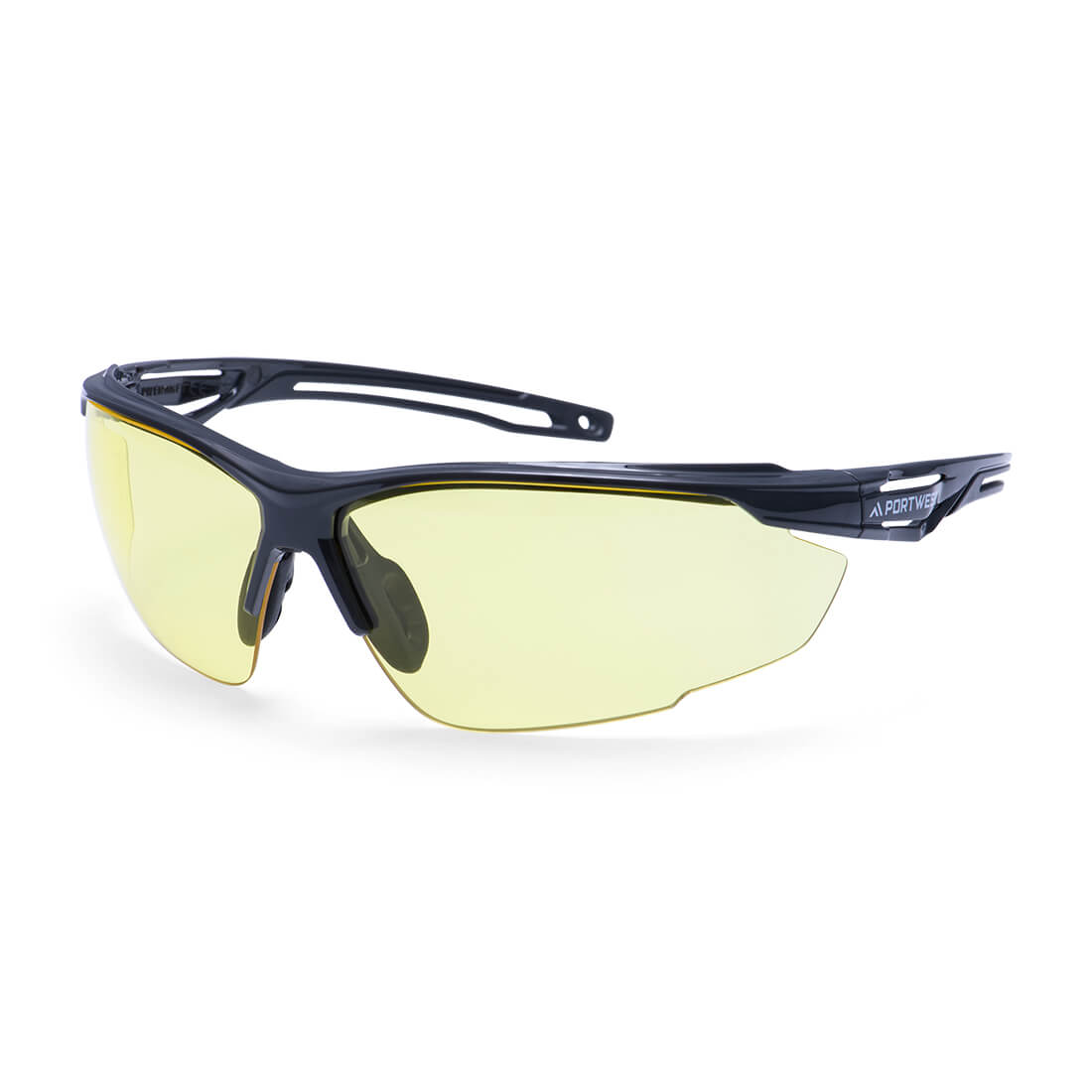 Anthrazitfarbene Schutzbrille