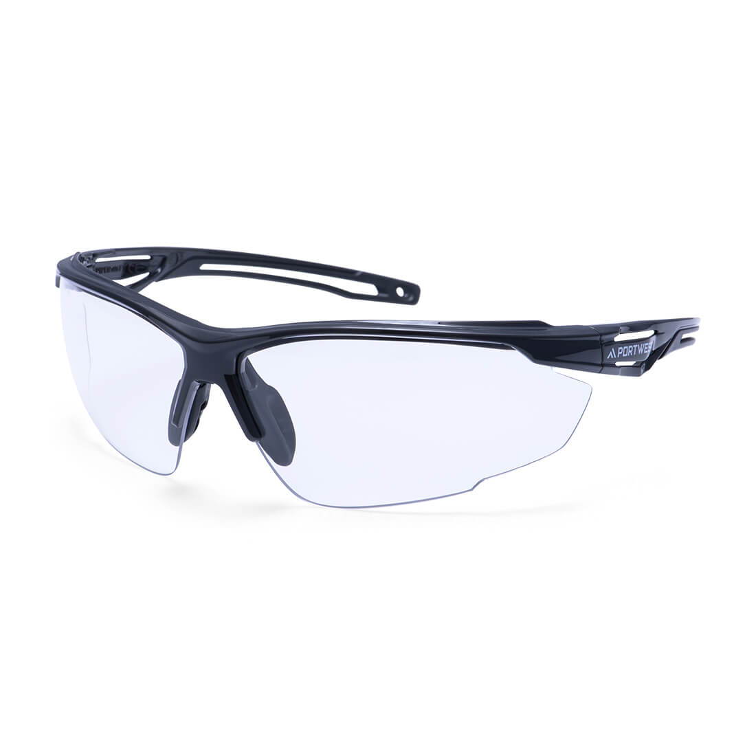 Anthrazitfarbene Schutzbrille