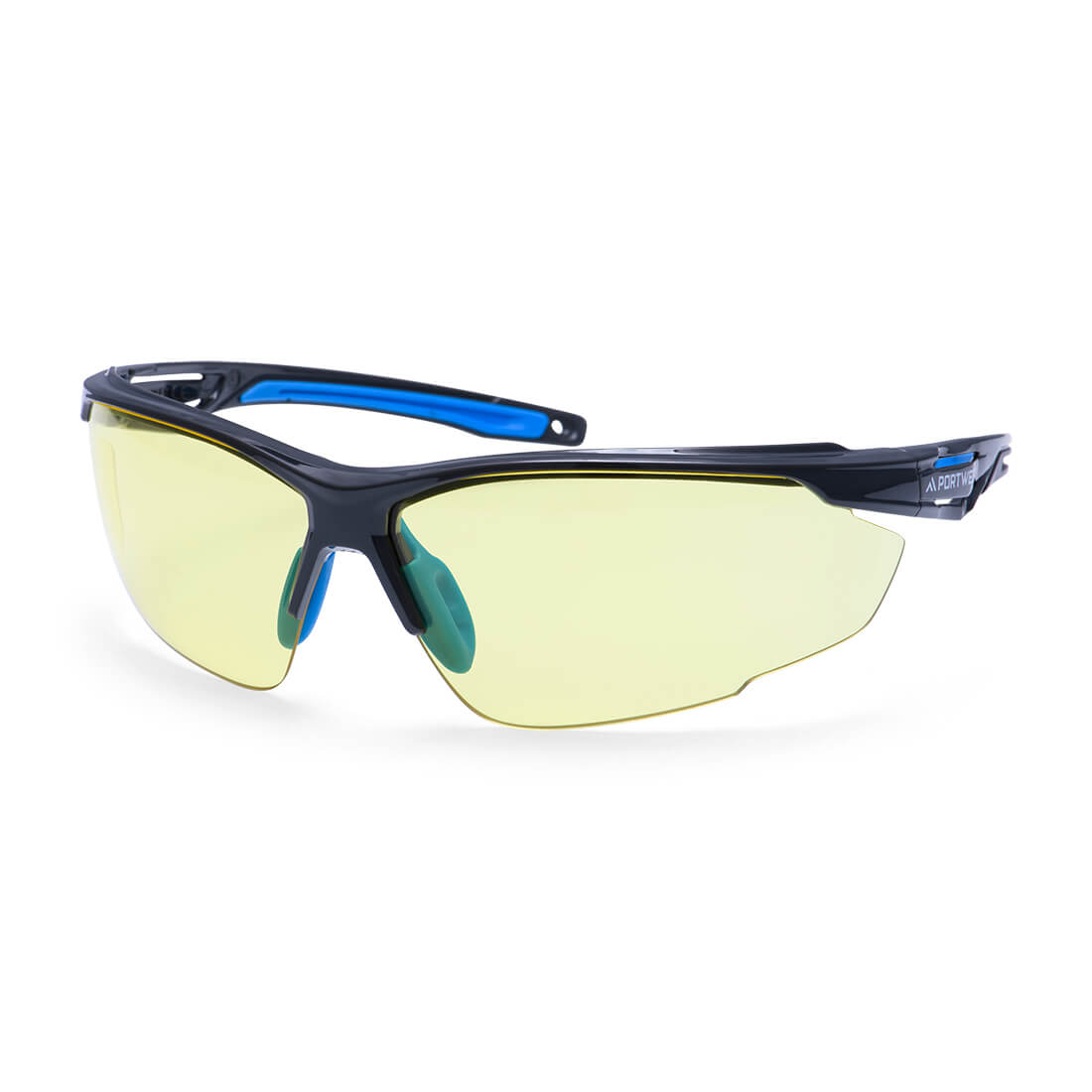 Anthrazitfarbene KN Schutzbrille