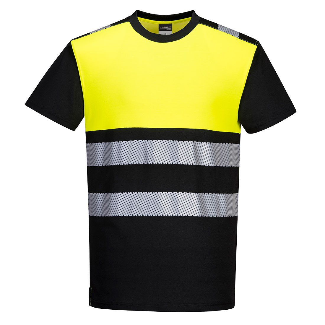 PW3 Hi-Vis Cotton Comfort T-Shirt kurzarm Klasse 1