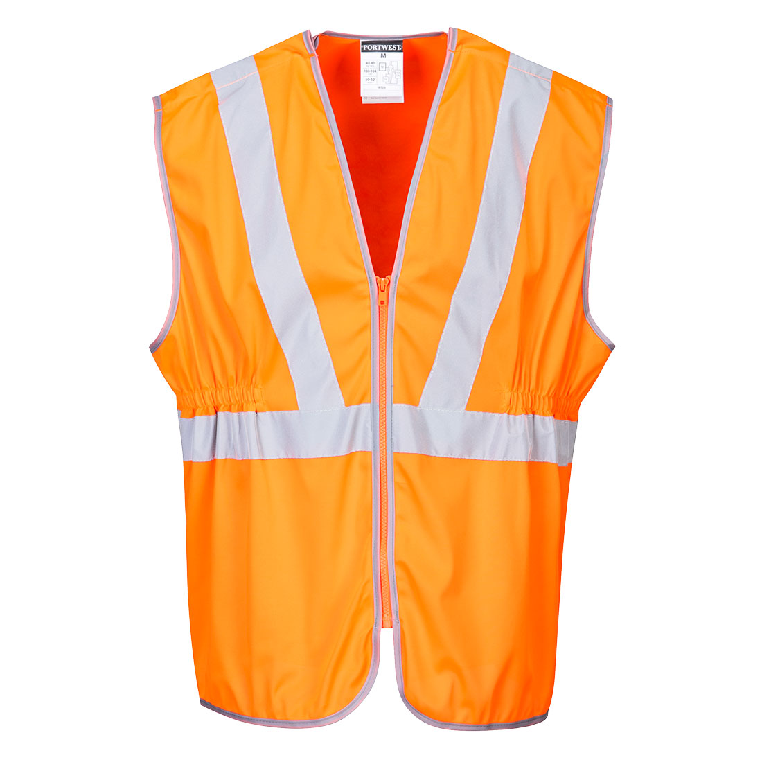 Hi-Vis Weste mit Reißverschluss lang