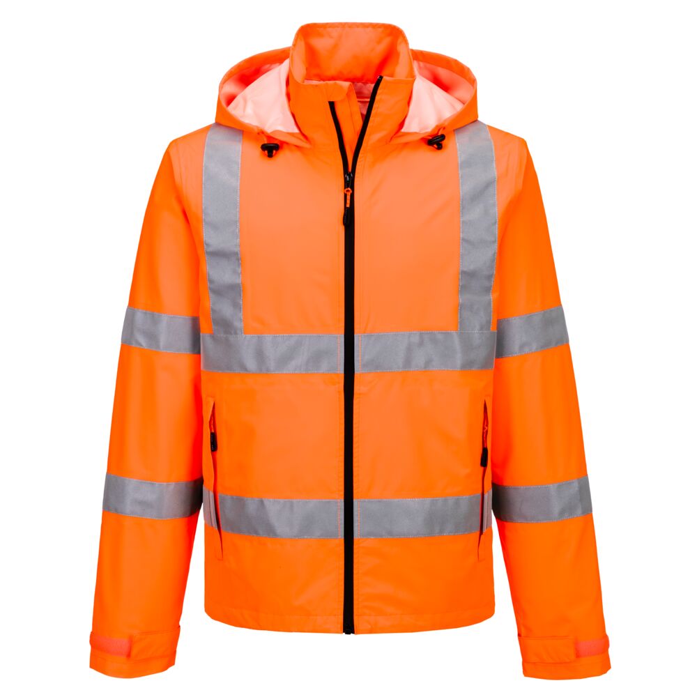 Hi-Vis leichte, packbare Jacke
