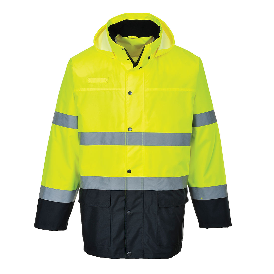Hi-Vis leichte Kontrast Regen Verkehrsjacke