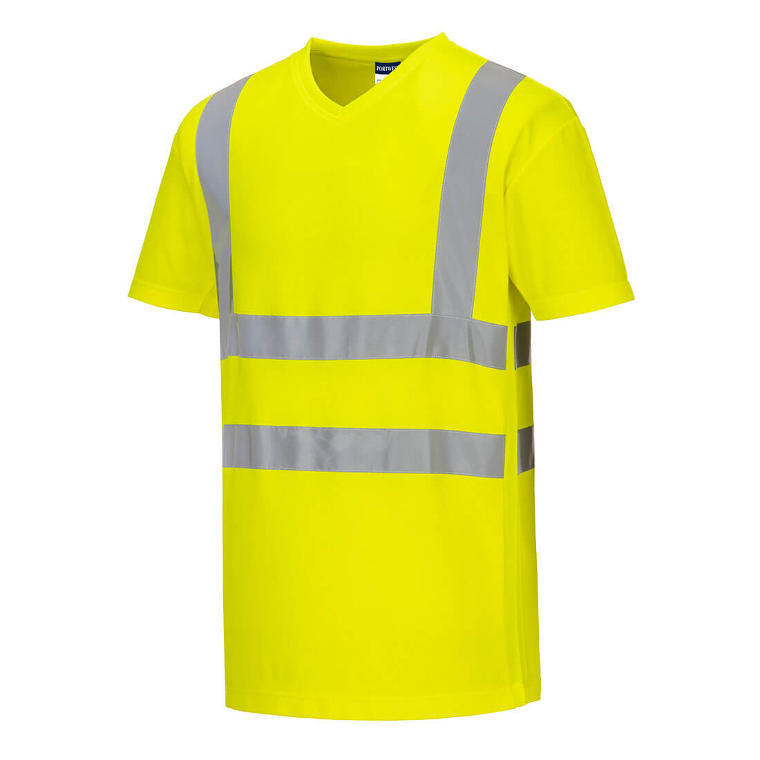 Hi-Vis Cotton Comfort T-Shirt mit Mesheinsatz kurzarm