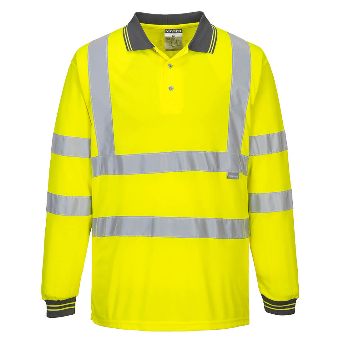 Hi-Vis Poloshirt Langarm