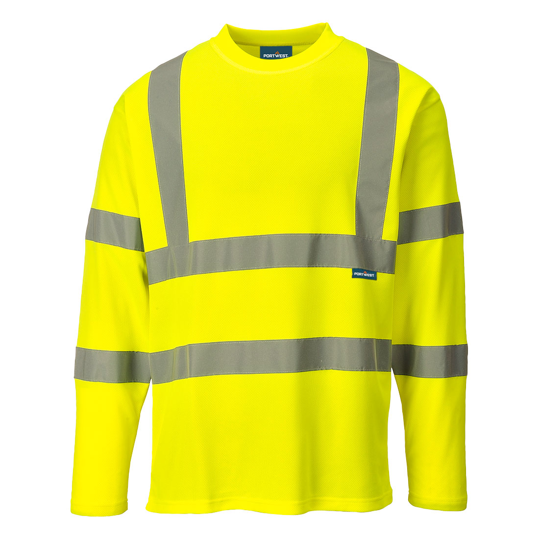 Hi-Vis Cotton Comfort T-Shirt langarm