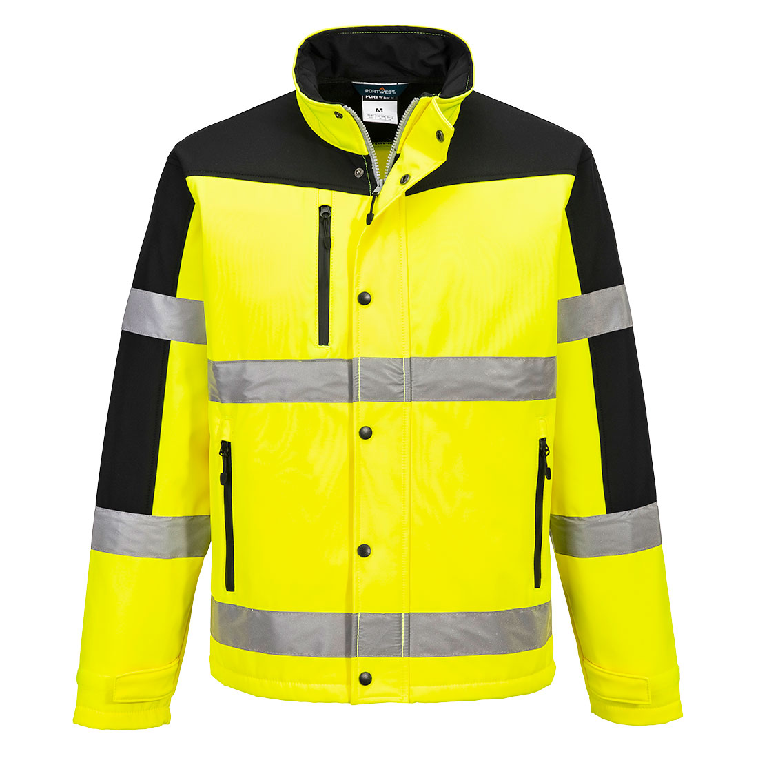 Hi-Vis Kontrast Softshelljacke (3L)