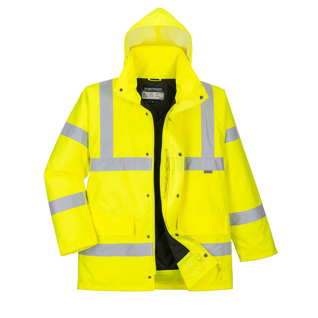 Hi-Vis Winter Verkehrsjacke atmungsaktiv