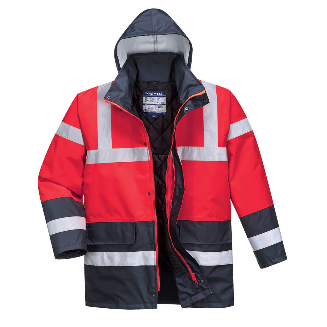 Hi-Vis Kontrast Winter Verkehrsjacke