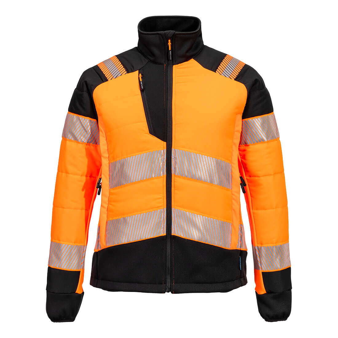 PW3 Hi-Vis Damen Hybrid Steppjacke